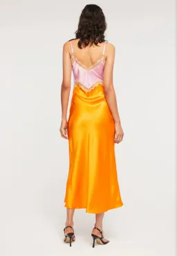 Ginia Hope Dress Orange Size Medium / AU 10 for rent on The Volte - image 2