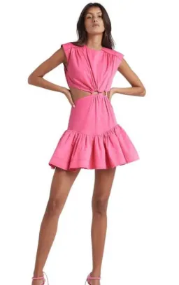 Aje Solstice Cut Out Ring Flip Mini Pink Size AU 10 for rent on The Volte - image 1