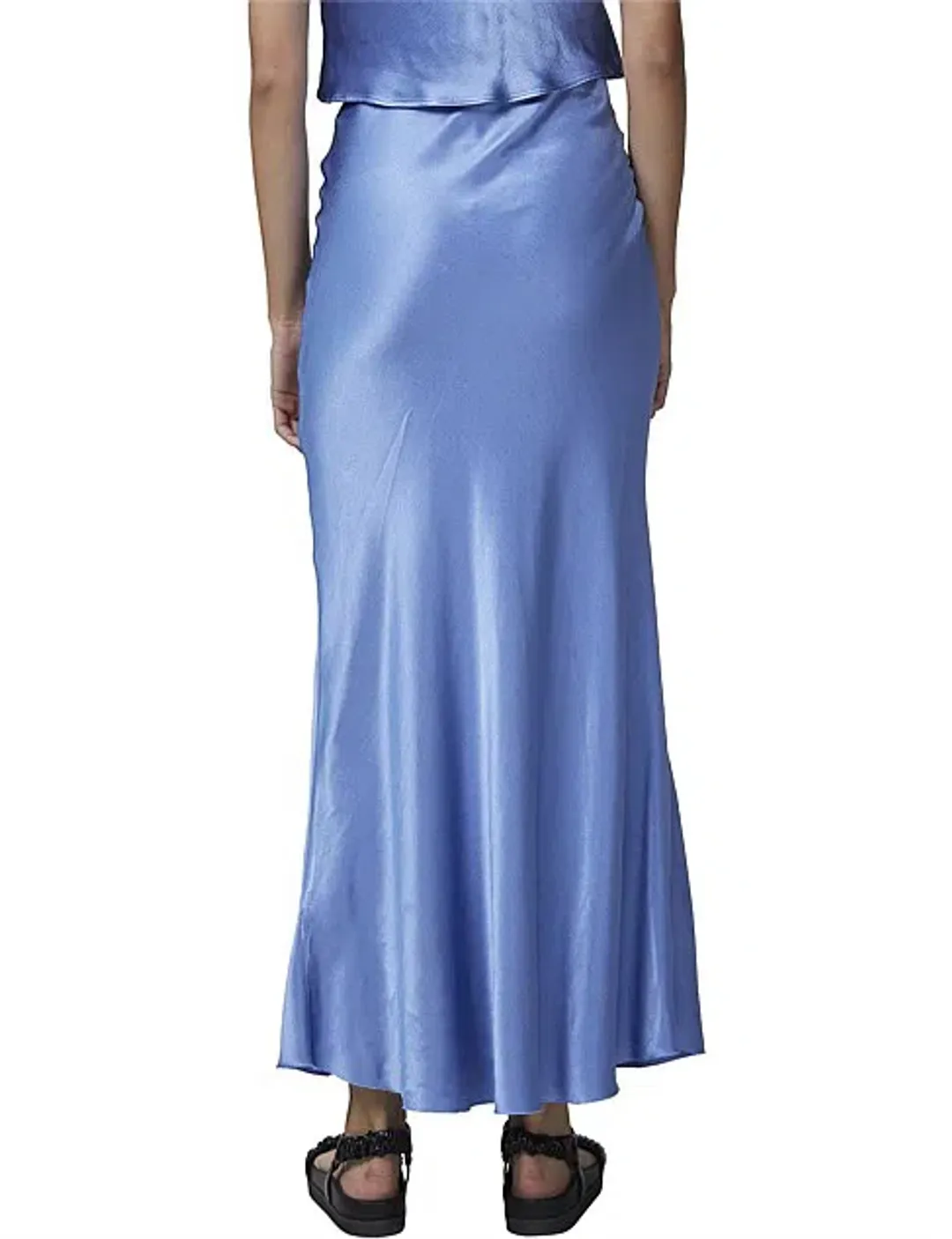 Bec & Bridge Delphine Cornflower Midi Skirt Blue Size AU 14 for rent on The Volte - main image