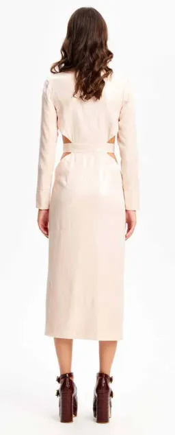 Alice McCall Night Sky Trench Dress Pale Pink Size 10 / M for rent on The Volte - image 3