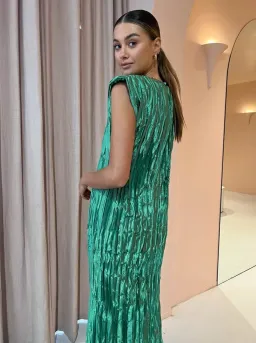 L'Idee Hutton Dress in Sea Green Size AU 6 for rent on The Volte - image 4