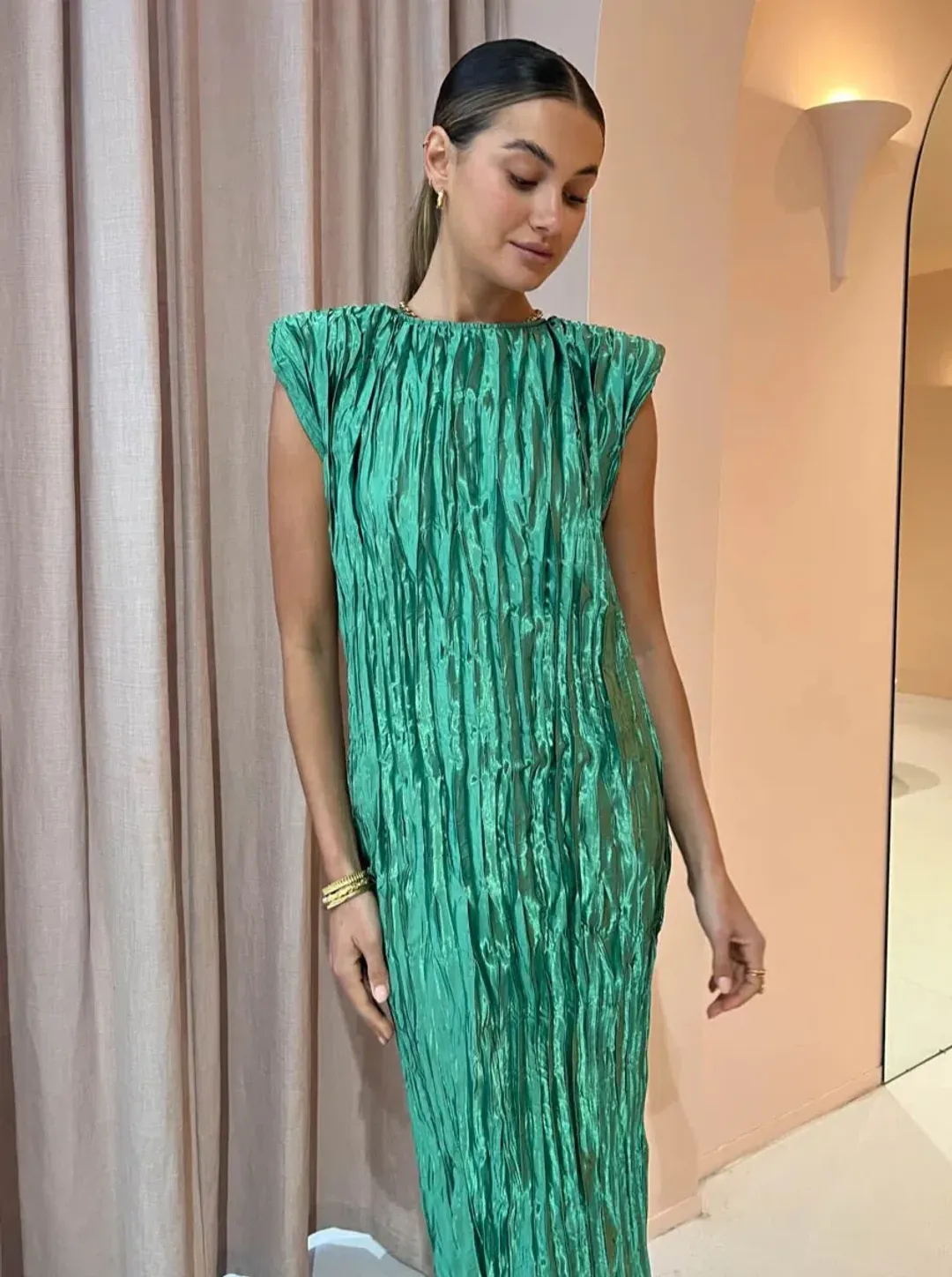 L'Idee Hutton Dress in Sea Green Size AU 6 for rent on The Volte - main image