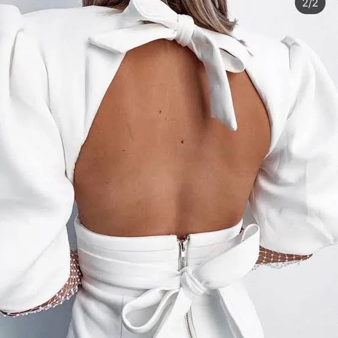 Eliya The Label Gravity Mini Dress White Size L / Au 12 for rent on The Volte - main image