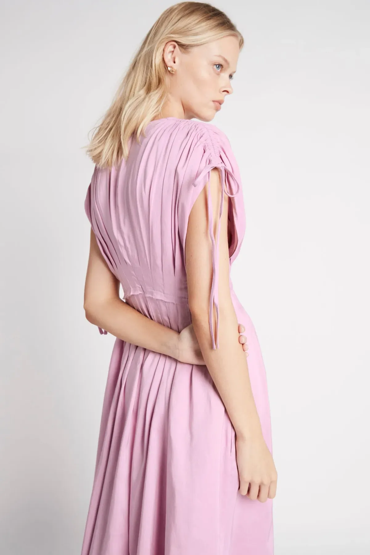 Aje Cosmos Midi Dress Pink Size L / AU 12 - Image 4