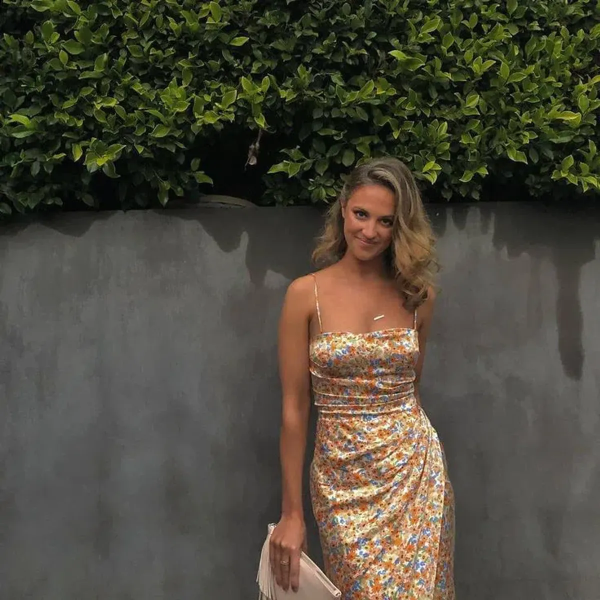 Bec & Bridge Heidi Midi Dress Orange Size AU 10 - Image 2