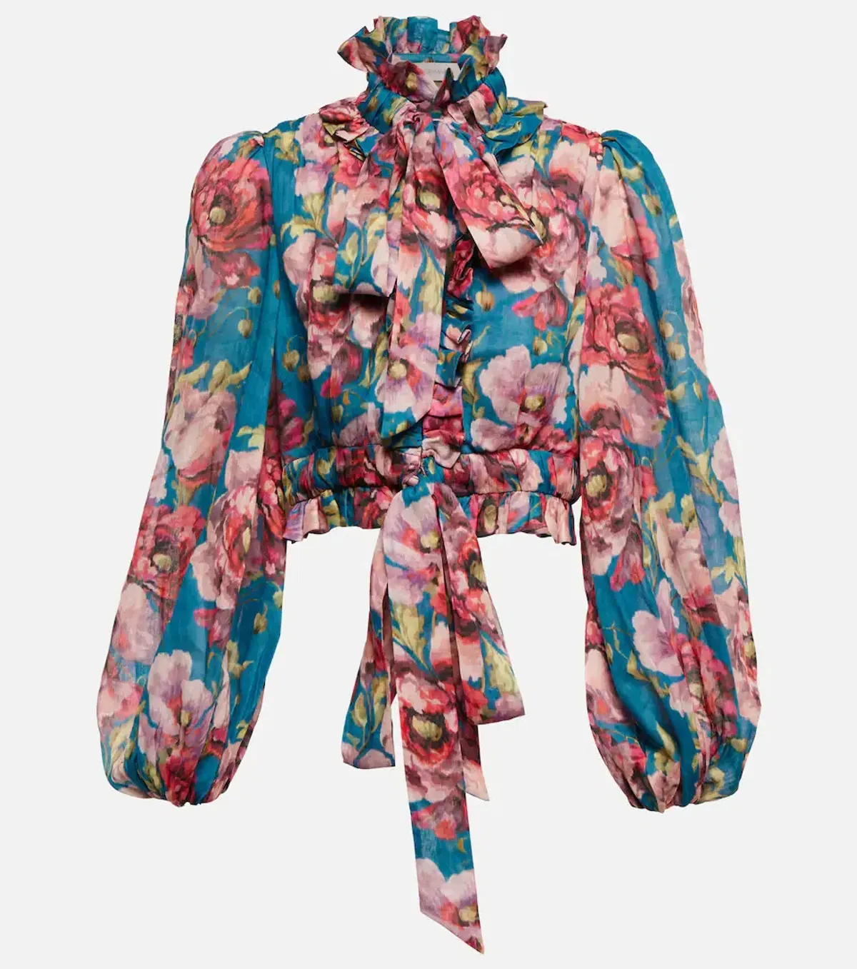 Zimmermann High Tide Crop Bodice Floral Size 1 / Au 10 - Image 2