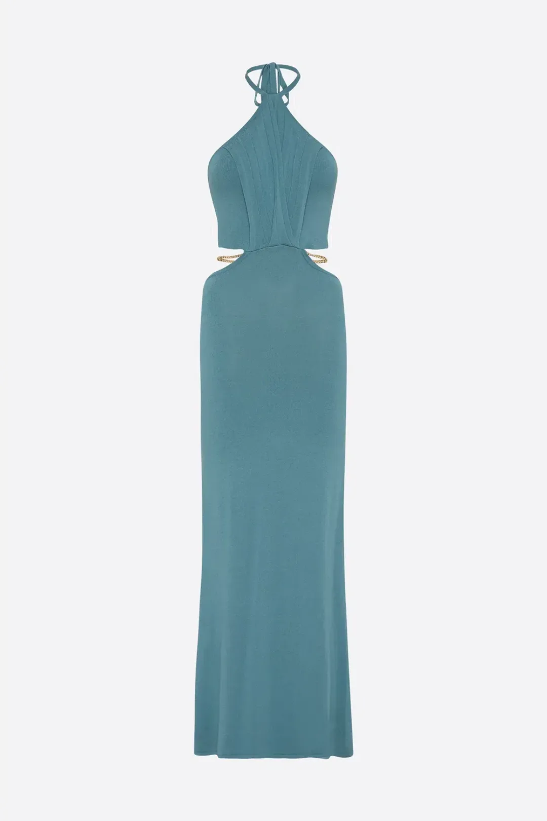 Manning Cartell Limitless Knit Chain Dress Blu Oxide Size S/Au 8 for rent on The Volte - main image