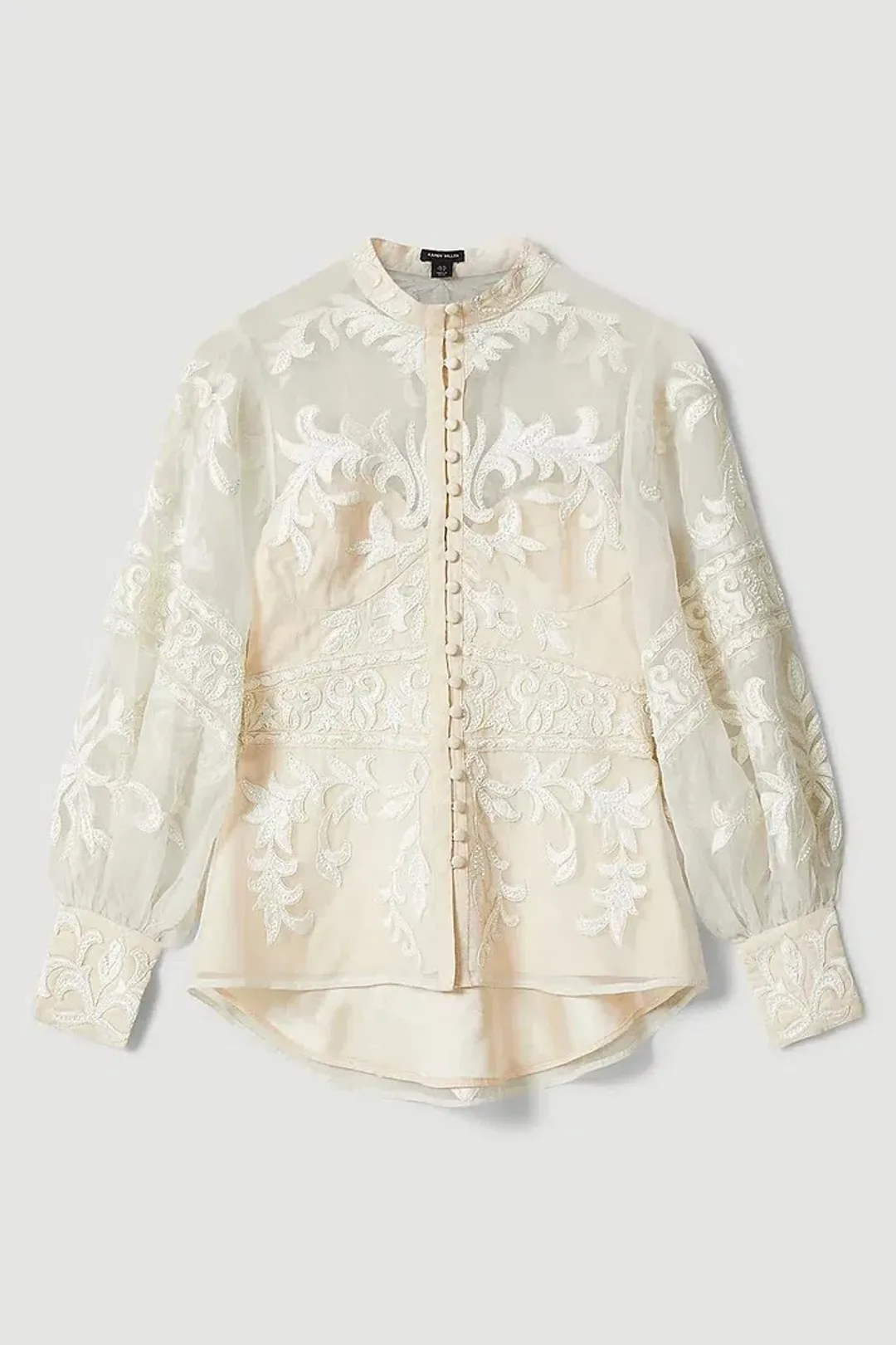 Lydia Millen Baroque Applique blouse size 12 for rent on The Volte - main image