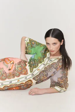 Alemais Trippy Troppo Mini Dress Print Size 14 for rent on The Volte - image 2