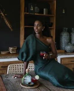 Aje Concept Dress in Green Size 10 for rent on The Volte - image 4