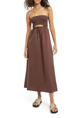 Lulu and Rose Alana Dress Brown Size 12 for rent on The Volte - image 1