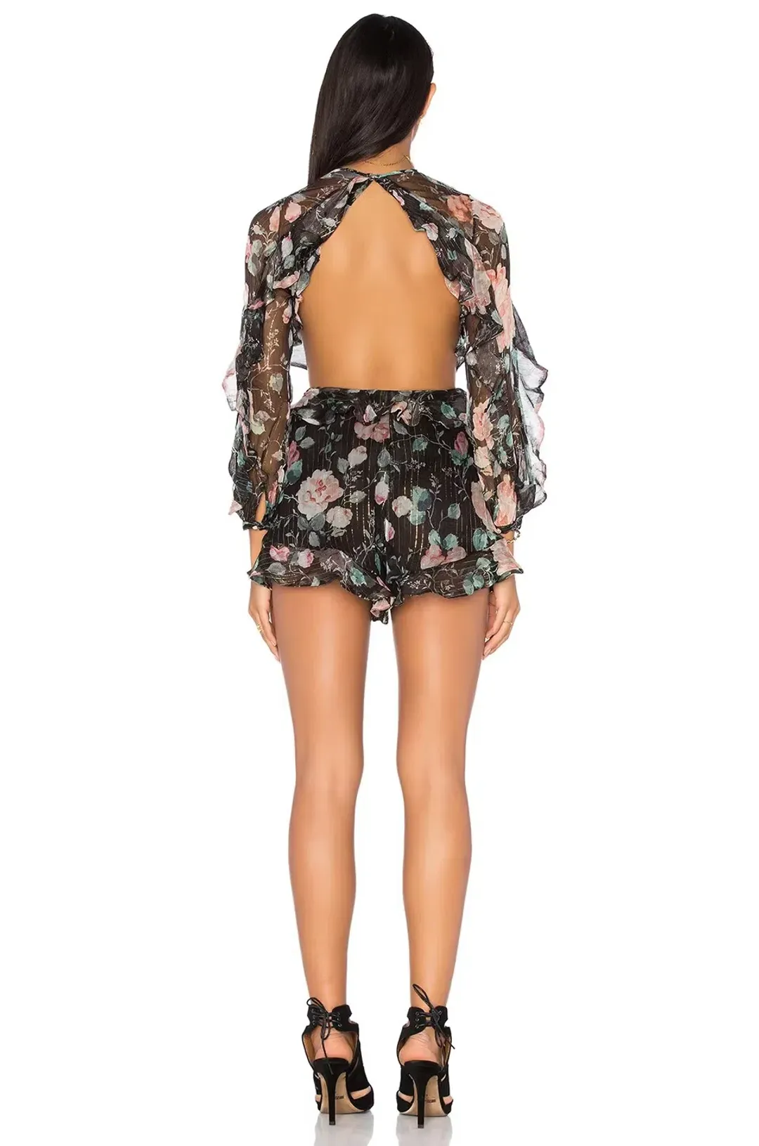 Zimmermann Master Flute Playsuit Floral Size 6 for rent on The Volte - main image