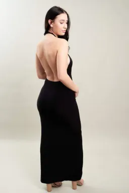 Natalie Rolt Sasha Gown Black Size 0/AU 6 for rent on The Volte - image 3