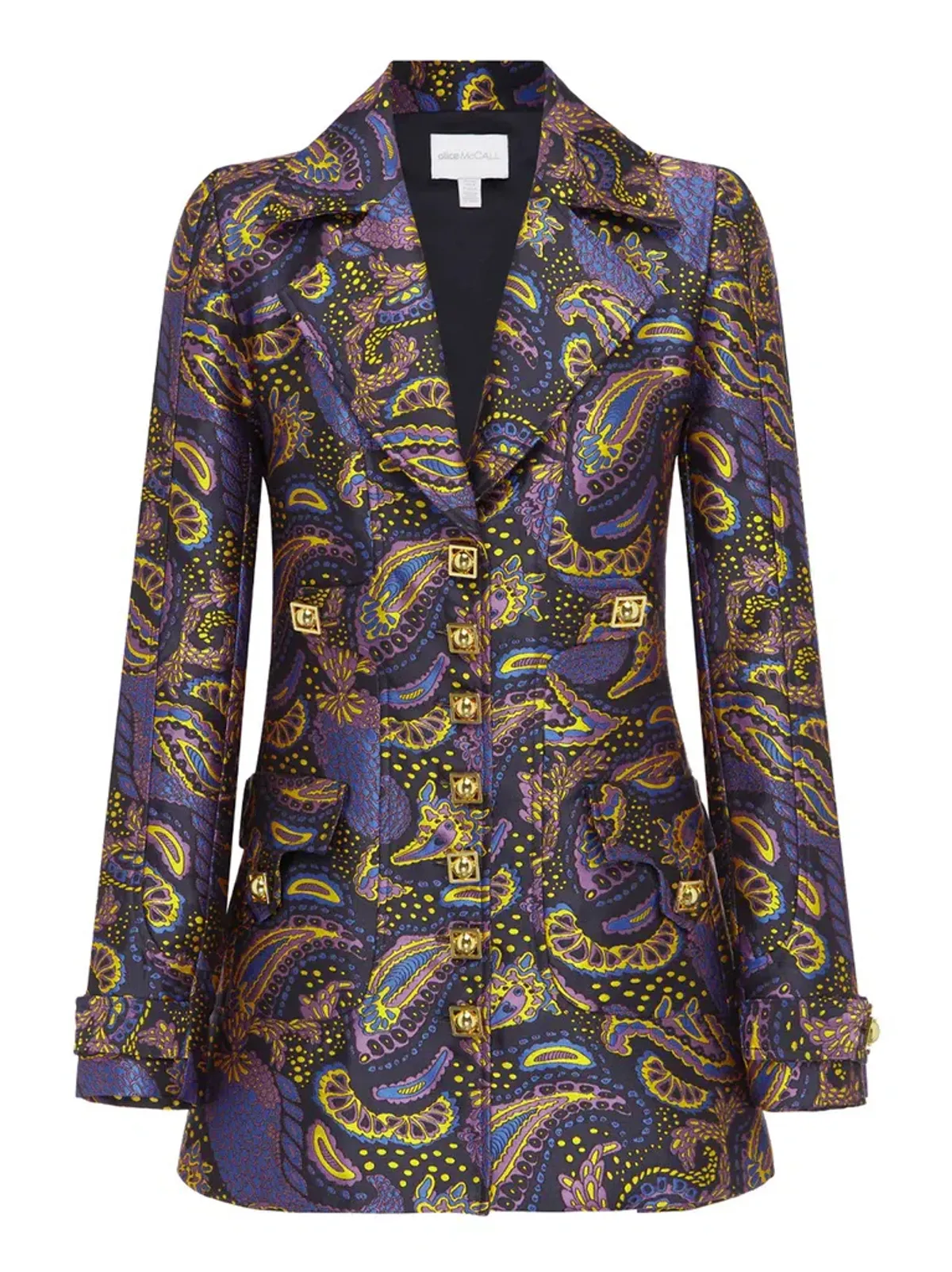 Alice McCall Midnight Hour Two-Piece Suit Paisley Print Size 6 - Image 7