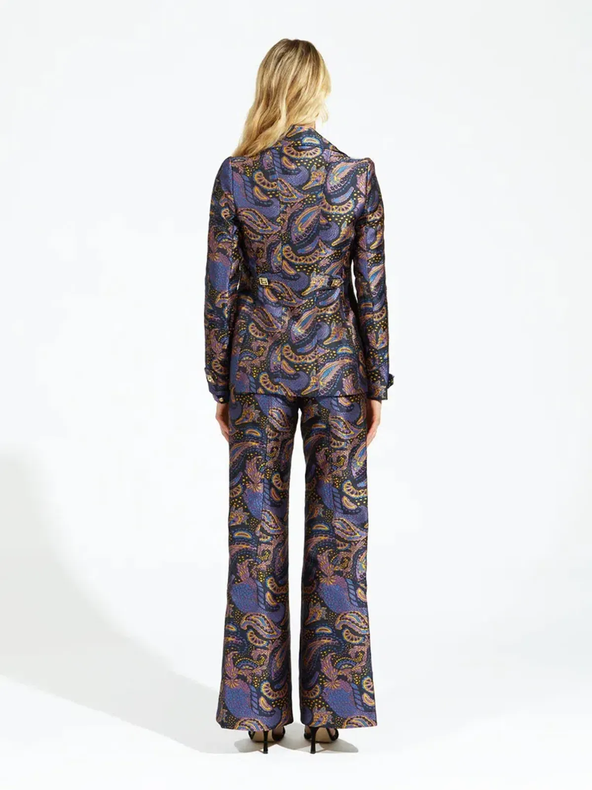Alice McCall Midnight Hour Two-Piece Suit Paisley Print Size 6 - Image 3