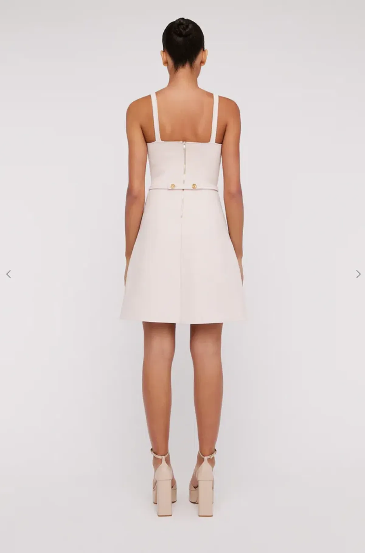 Scanlan Theodore Crepe Knit Square Pocket Dress Pink Size XS/ AU 6 - Image 2