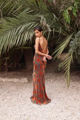 Rat & Boa Vienna Dress Print Size S/Au 8 for rent on The Volte - image 2