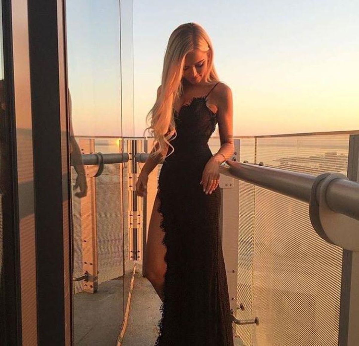 everett lace dress in black x - Image 3