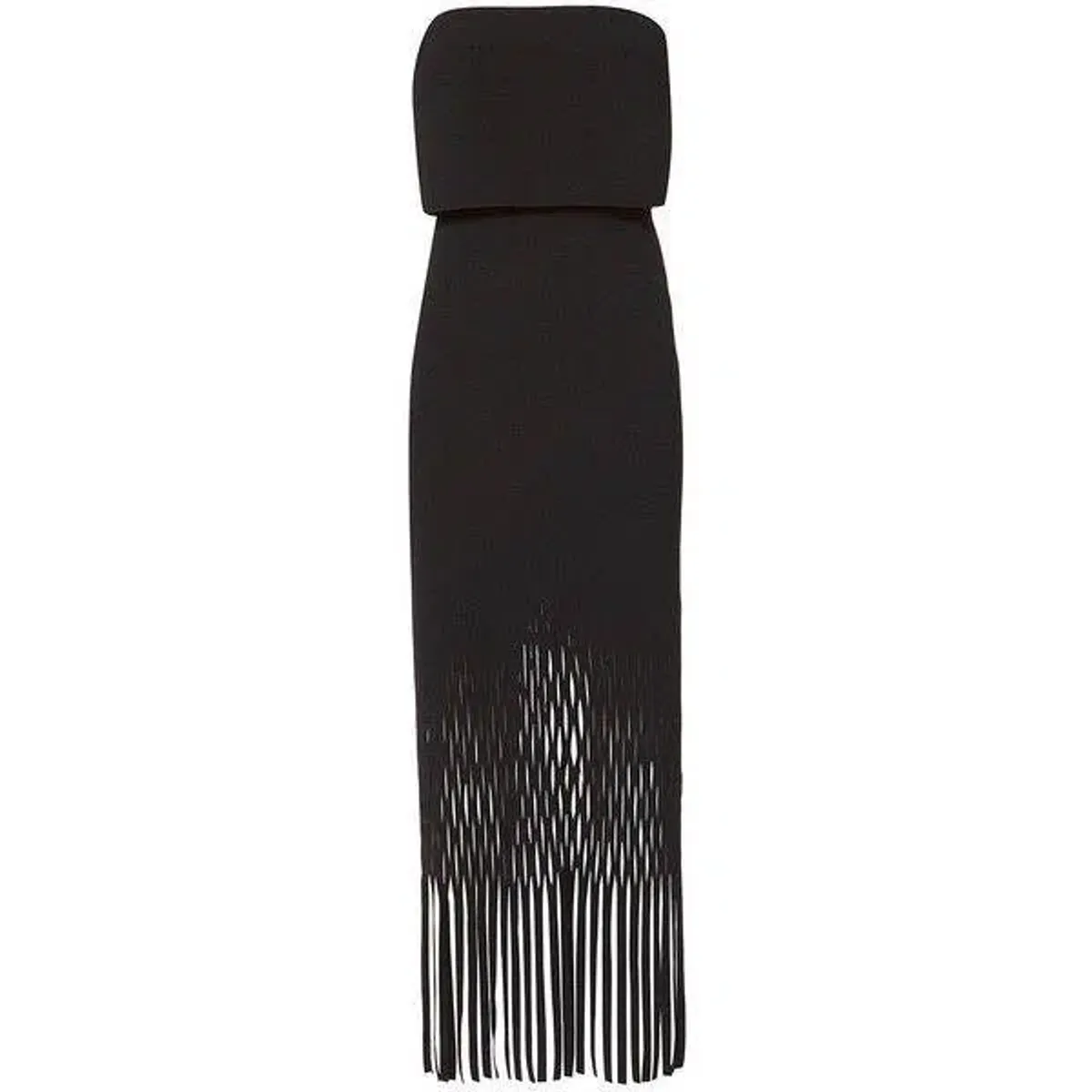 Dion Lee Strapless Laser Cut Dress Black Size AU 8 - Image 5