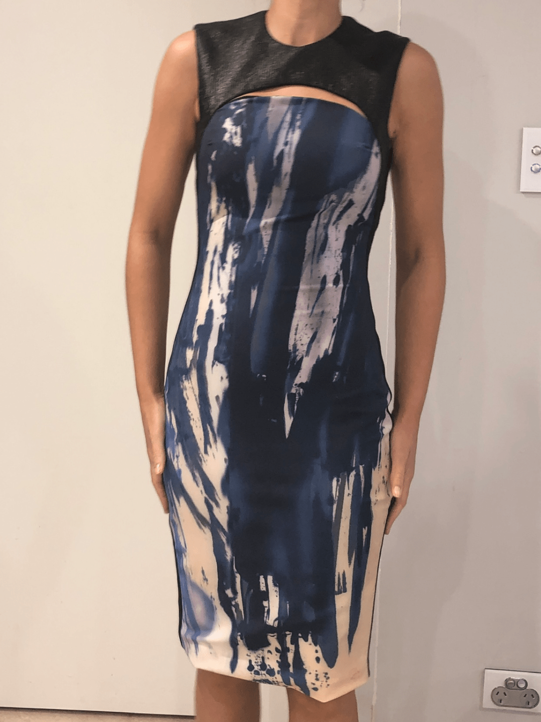 Manning Cartell Midi Dress Paint Print Size 6 for rent on The Volte - main image