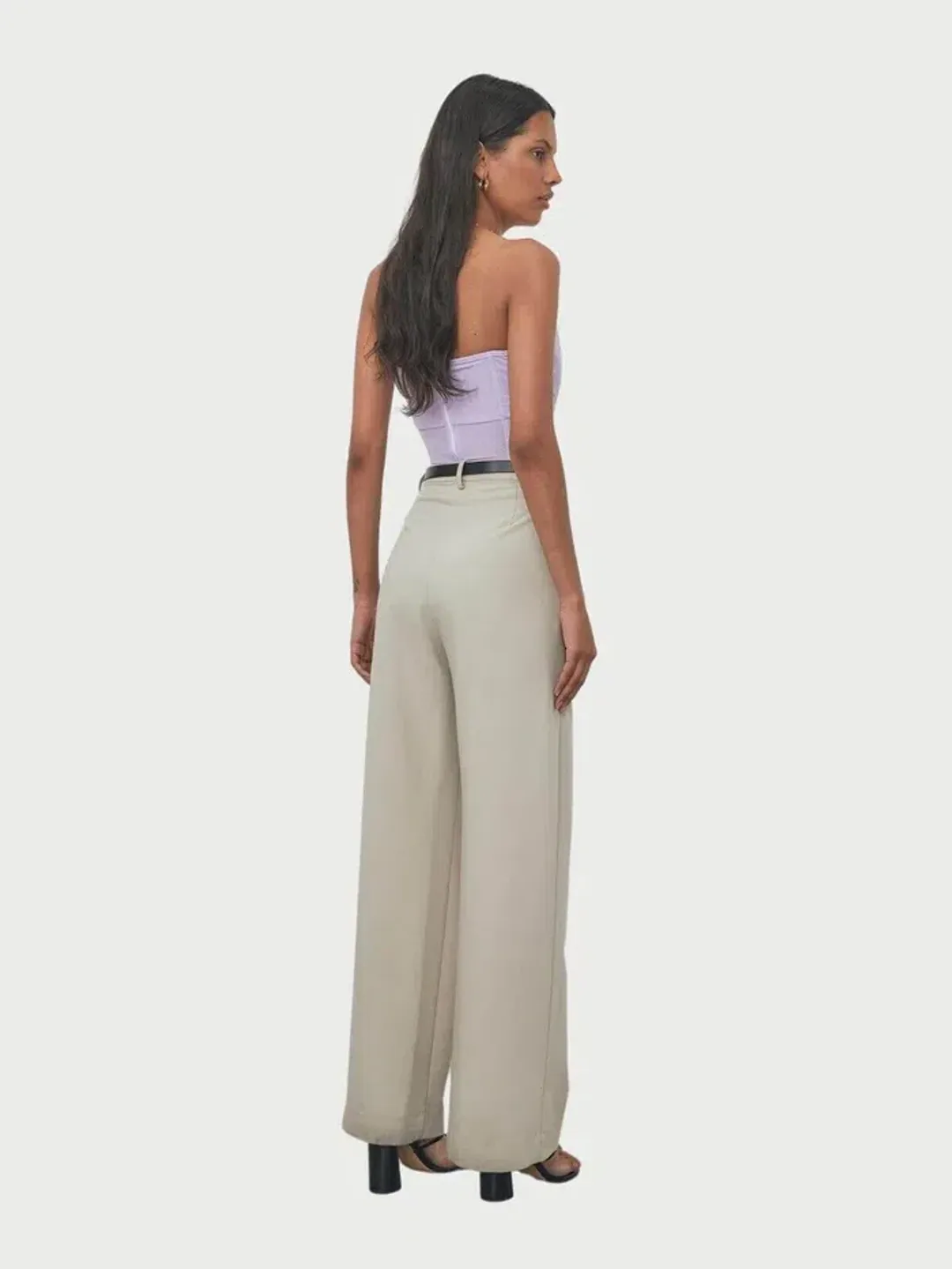 Viktoria and Woods Rome Bustier Corset Top Lilac Purple Size AU 8 for rent on The Volte - main image