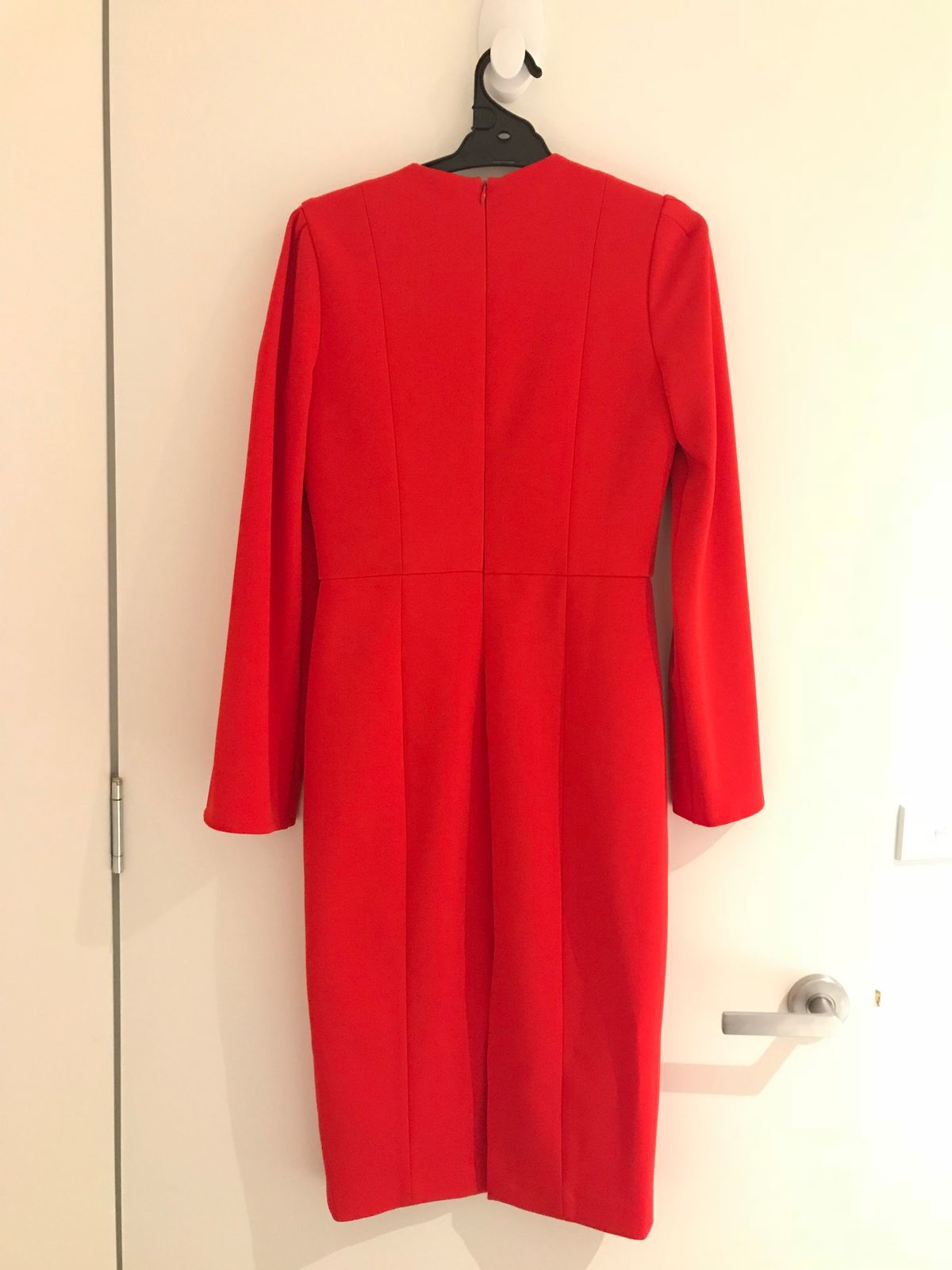 DEMKIW She Evolves Dress in Fire Red, Size 8 - Image 5