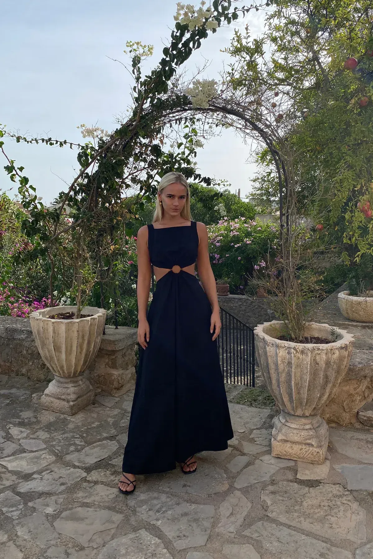 Hansen & Gretel Paros Dress Black Size S / Au 8 - Image 3