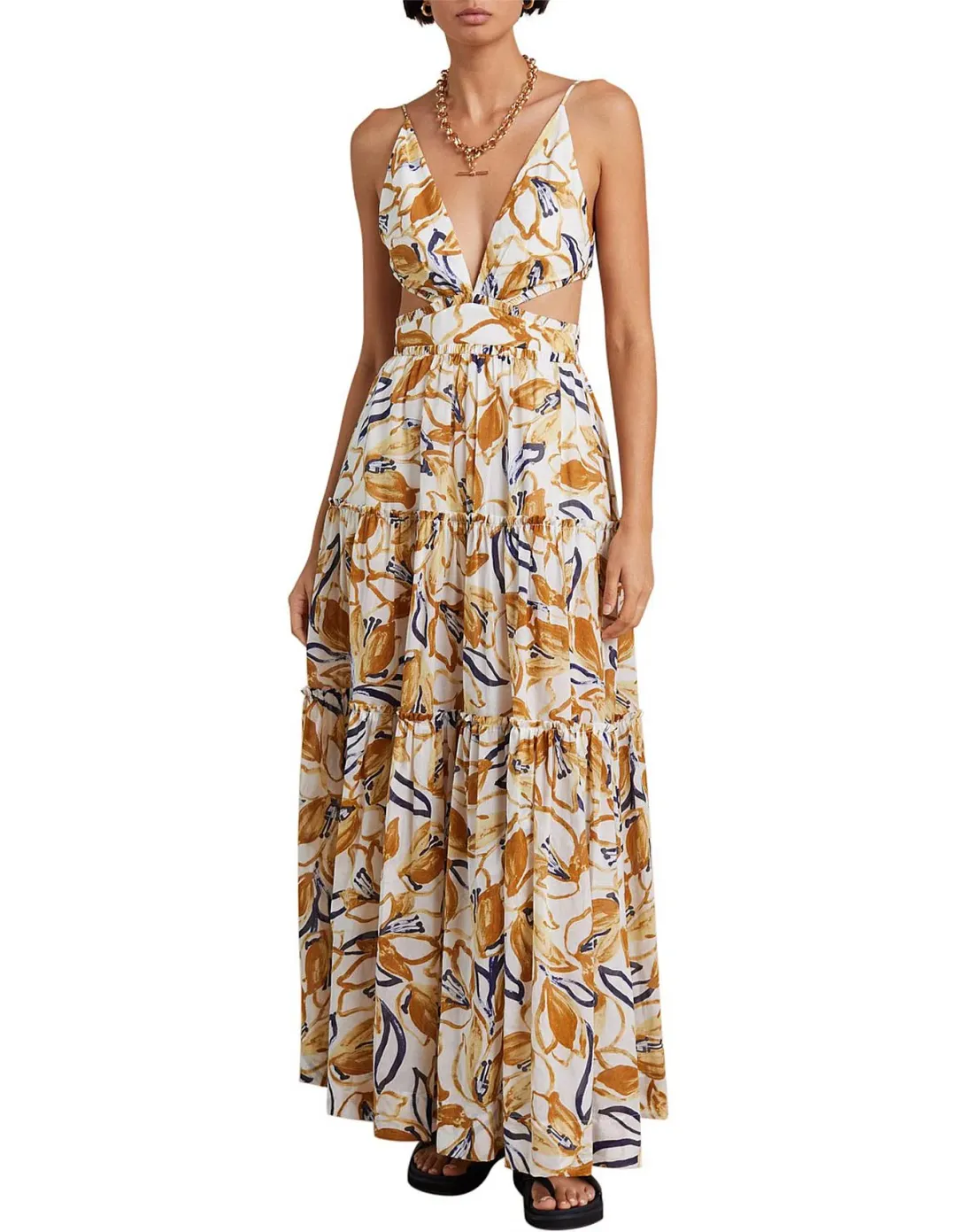 Bec & Bridge Eugenie Maxi Dress Print Size 8 for rent on The Volte - main image