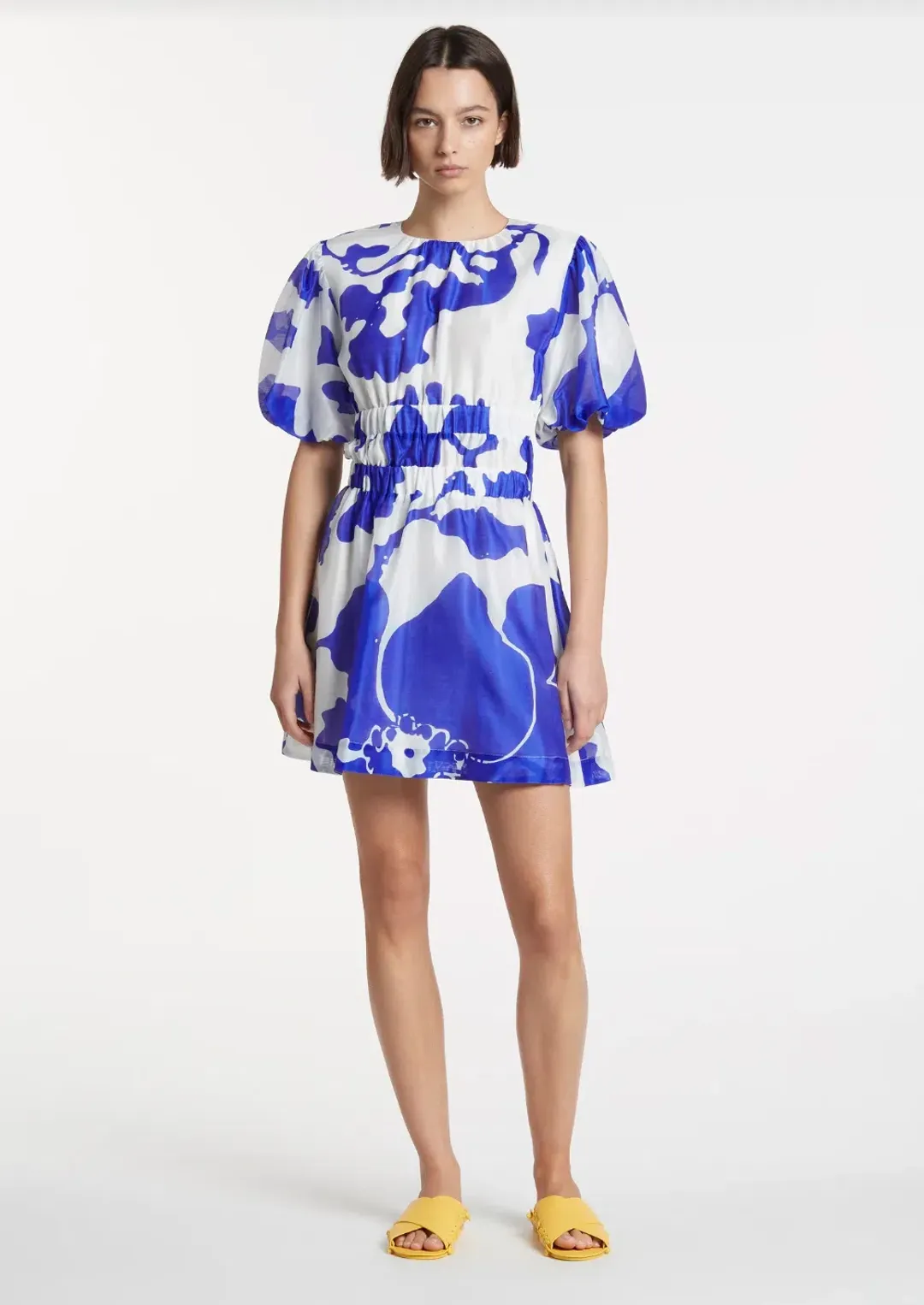 Sir the Label Vivi Open Back Mini Dress Merce Abstract Print Size AU 6 for rent on The Volte - main image