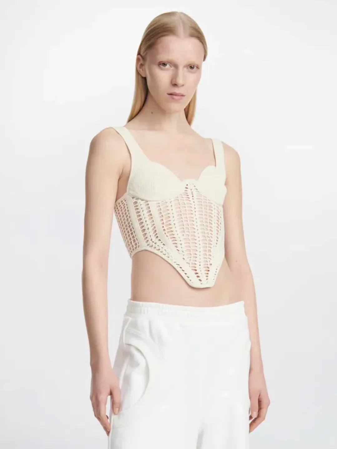 Dion Lee Crochet Corset Bone Size S / Au 8 for rent on The Volte - main image