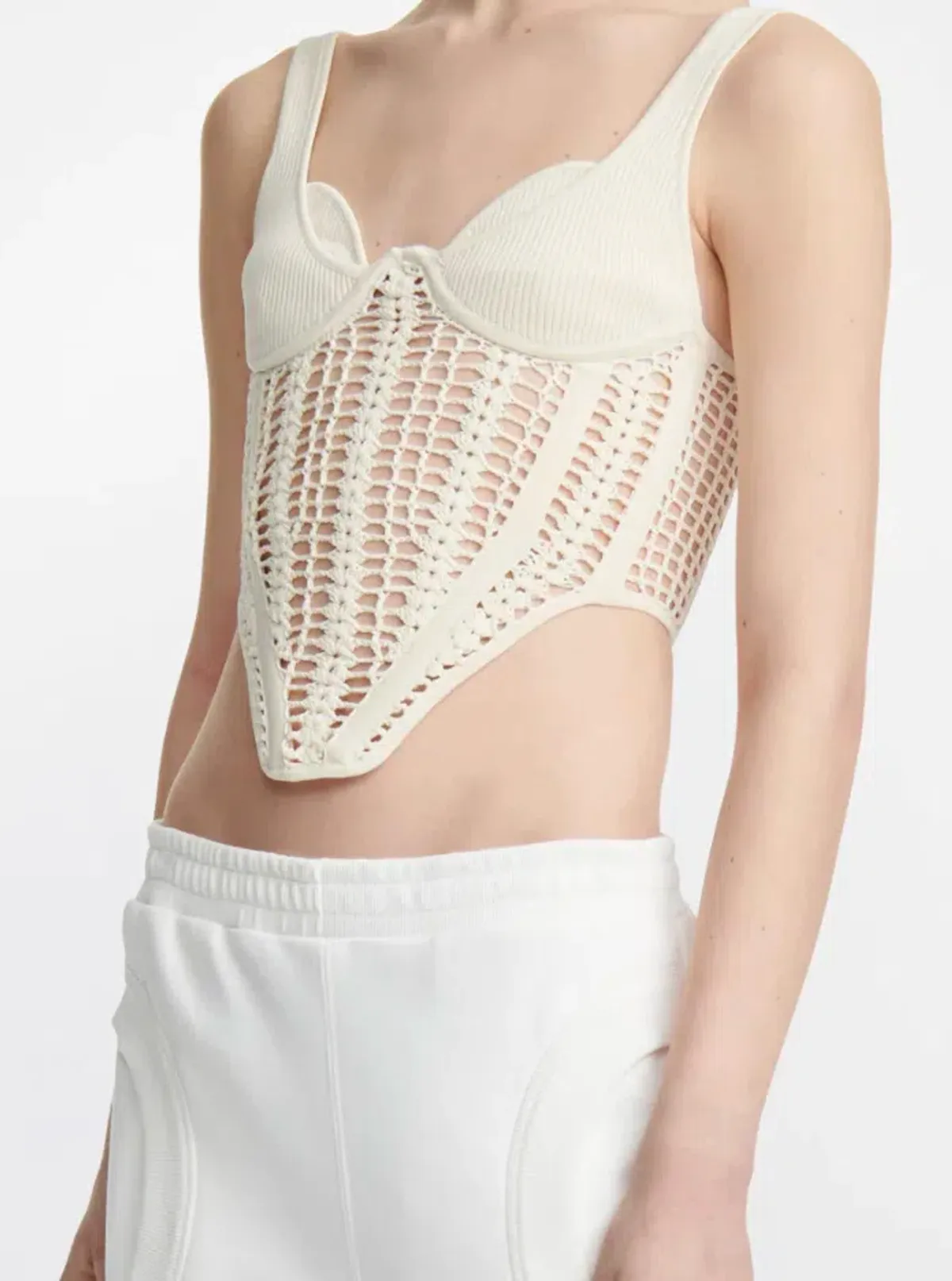 Dion Lee Crochet Corset Bone Size S / Au 8 - Image 4