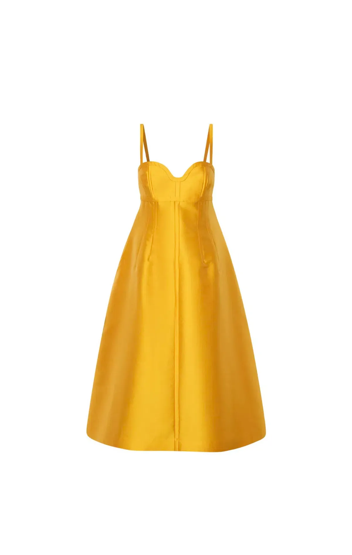 Oroton Sculptured Bodice Dress Marigold Size 10 - Image 5