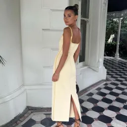 Paris Georgia Marlo Dress In Daffy Yellow Size XS/Au 6 for rent on The Volte - image 2