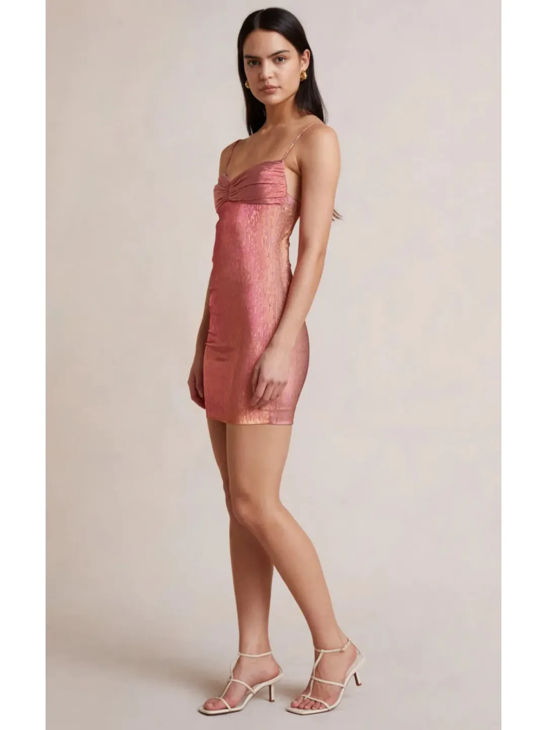 Bec & Bridge Party Rock Mini Dress Pink Size AU 6 for rent on The Volte - main image