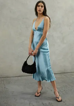 Bec & Bridge Marley Midi Dress Blue Size 8 / S for rent on The Volte - image 4