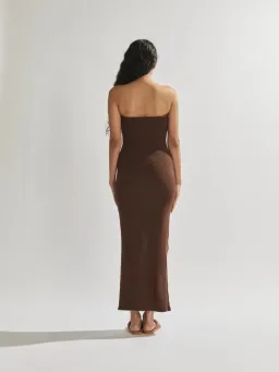 One Mile the Label Cora Maxi Dress Brown Size S / Au 8 for rent on The Volte - image 2
