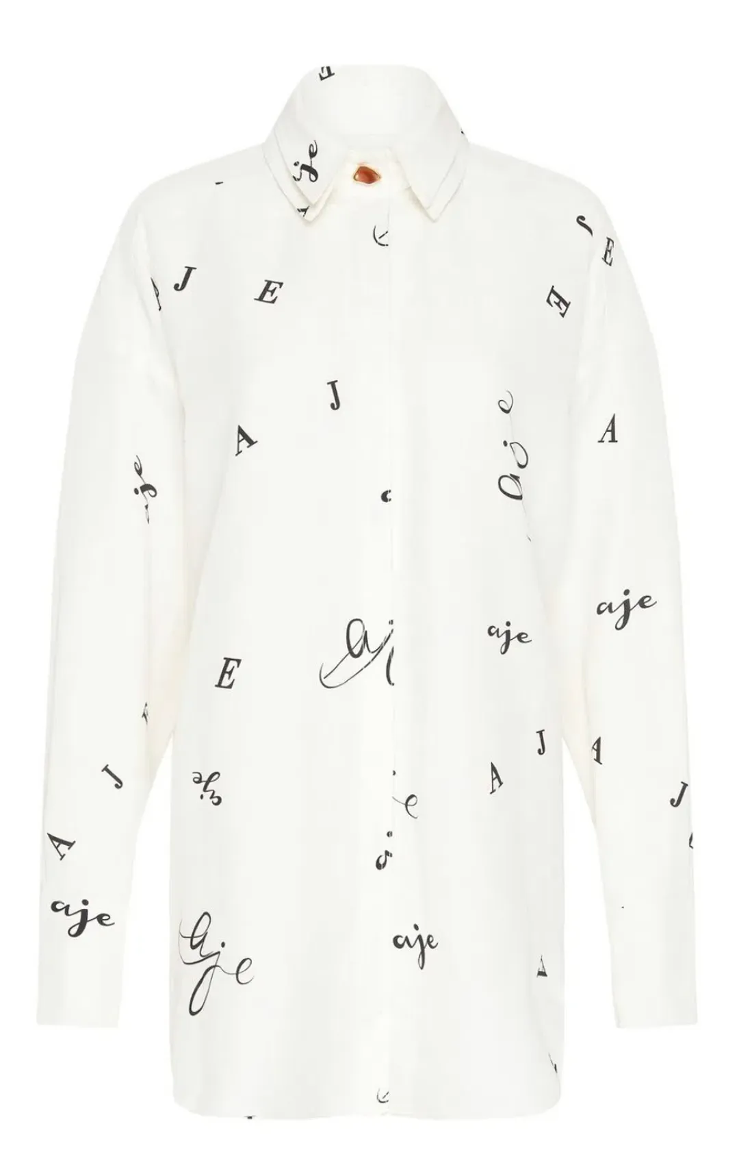 Aje Psychedelia Multi Logo Shirt Size 10 for rent on The Volte - main image