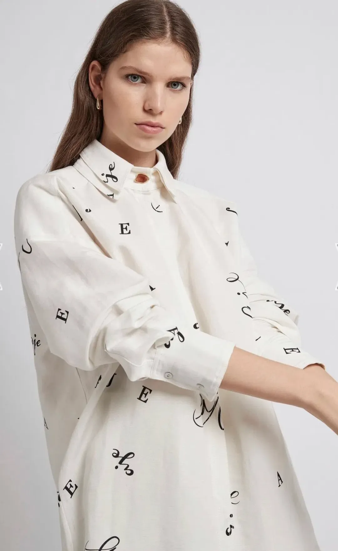 Aje Psychedelia Multi Logo Shirt Size 10 for rent on The Volte - main image