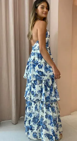 By Nicola Water Lily Maxi Dress Rosie Size 10 for rent on The Volte - image 2