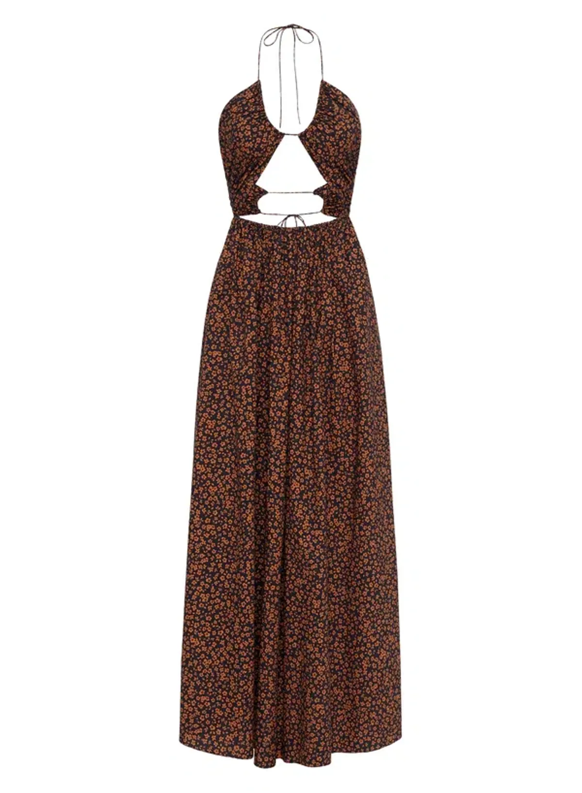 Matteau Bandeau Tie Dress Brown Size 8 - Image 5