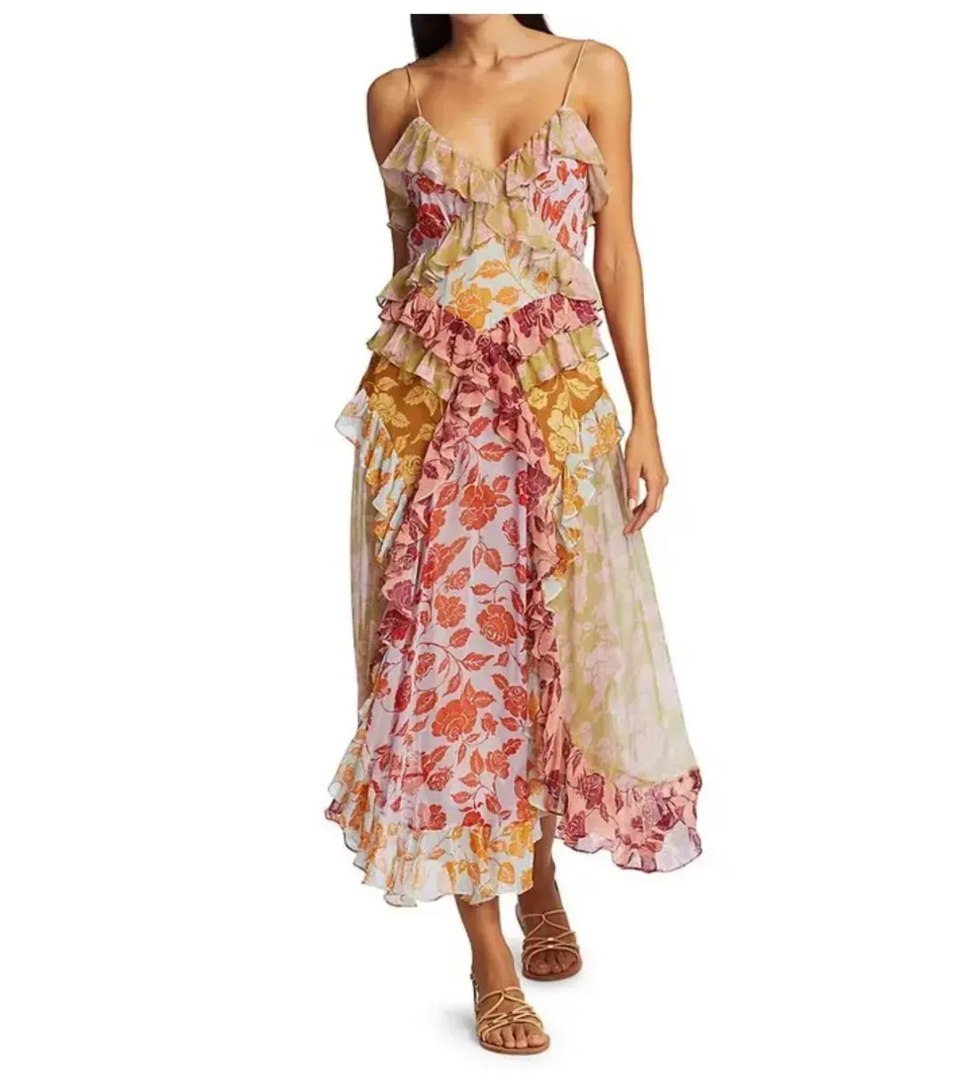 Zimmermann Lovestruck Slip Dress Print Size 3/Au 14 for rent on The Volte - main image