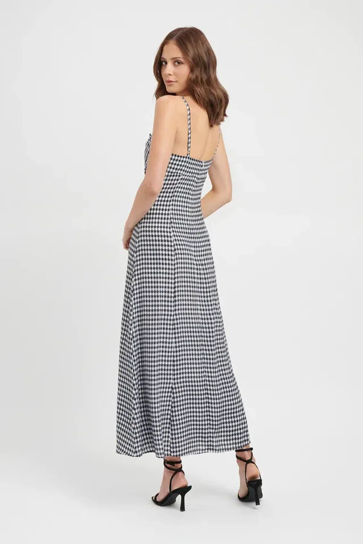 Kookai Alora Gingham Day Dress Size AU 12 - Image 2