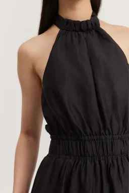 Country Road Halter Midi Dress Black Size AU 10 for rent on The Volte - image 3