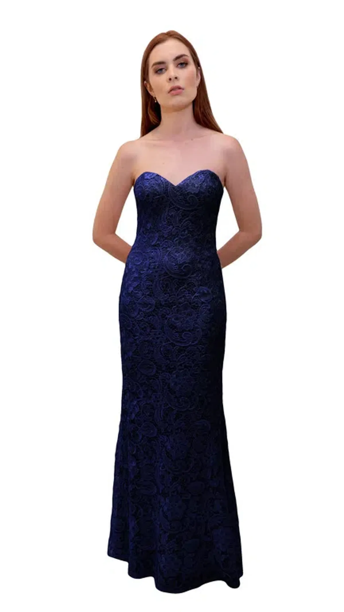 Bariano Formal Dress Navy Size AU 10 - Image 1