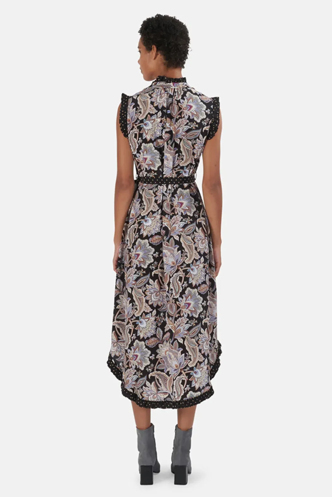 Zimmermann Ladybeetle Flutter Dress Floral Size AU 8 for rent on The Volte - main image