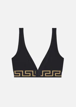Versace Greca Border Bralette Black Size 1/AU 10 for rent on The Volte - image 4