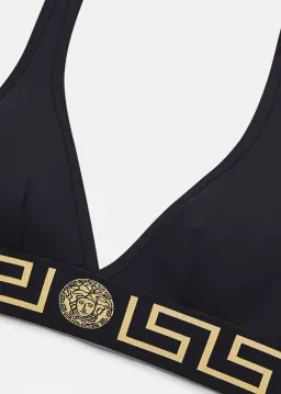 Versace Greca Border Bralette Black Size 1/AU 10 for rent on The Volte - image 3