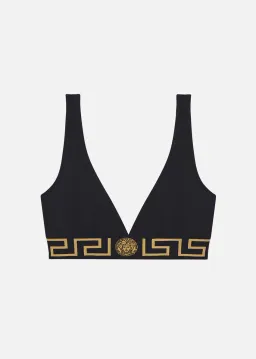 Versace Greca Border Bralette Black Size 1/AU 10 for rent on The Volte - image 2
