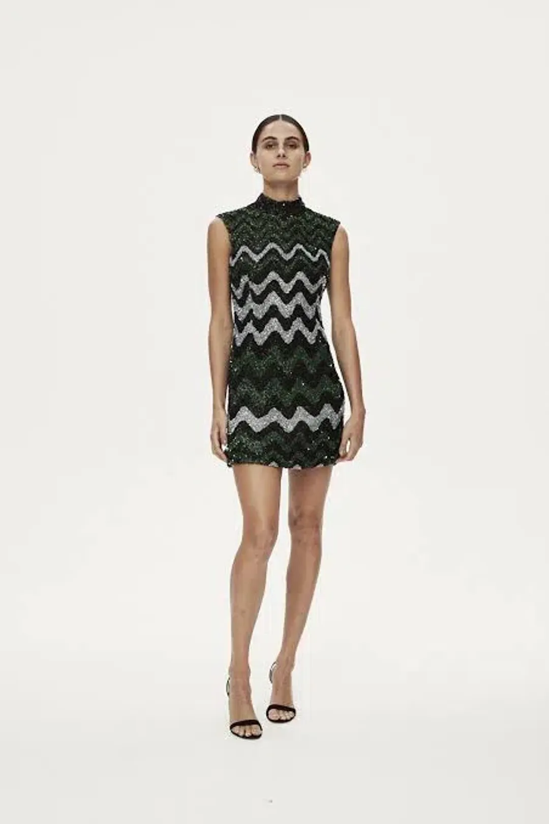 Rachel Gilbert Callum Mini Dress Multi Sequin Size 2/AU 10 for rent on The Volte - main image
