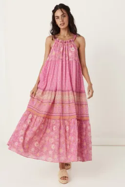 Spell and the Gypsy Utopia Strappy Sundress Flamingo Size XS/Au 6 for rent on The Volte - image 1